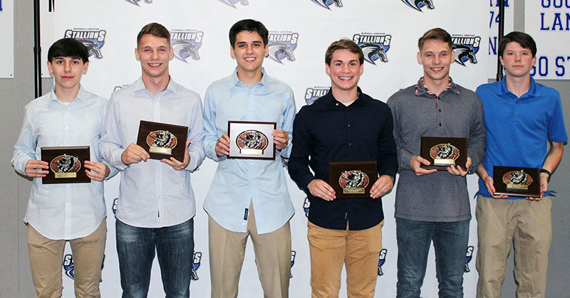 Marshall Christian varsity boys basketball awards